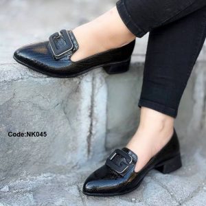 کفش کالج پاشنه دار زنانه سایز بزرگ